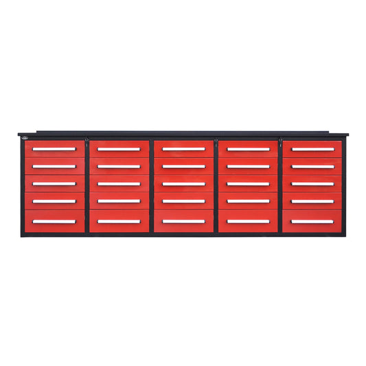 10 ft Heavy Duty Workbench with 25 Drawers